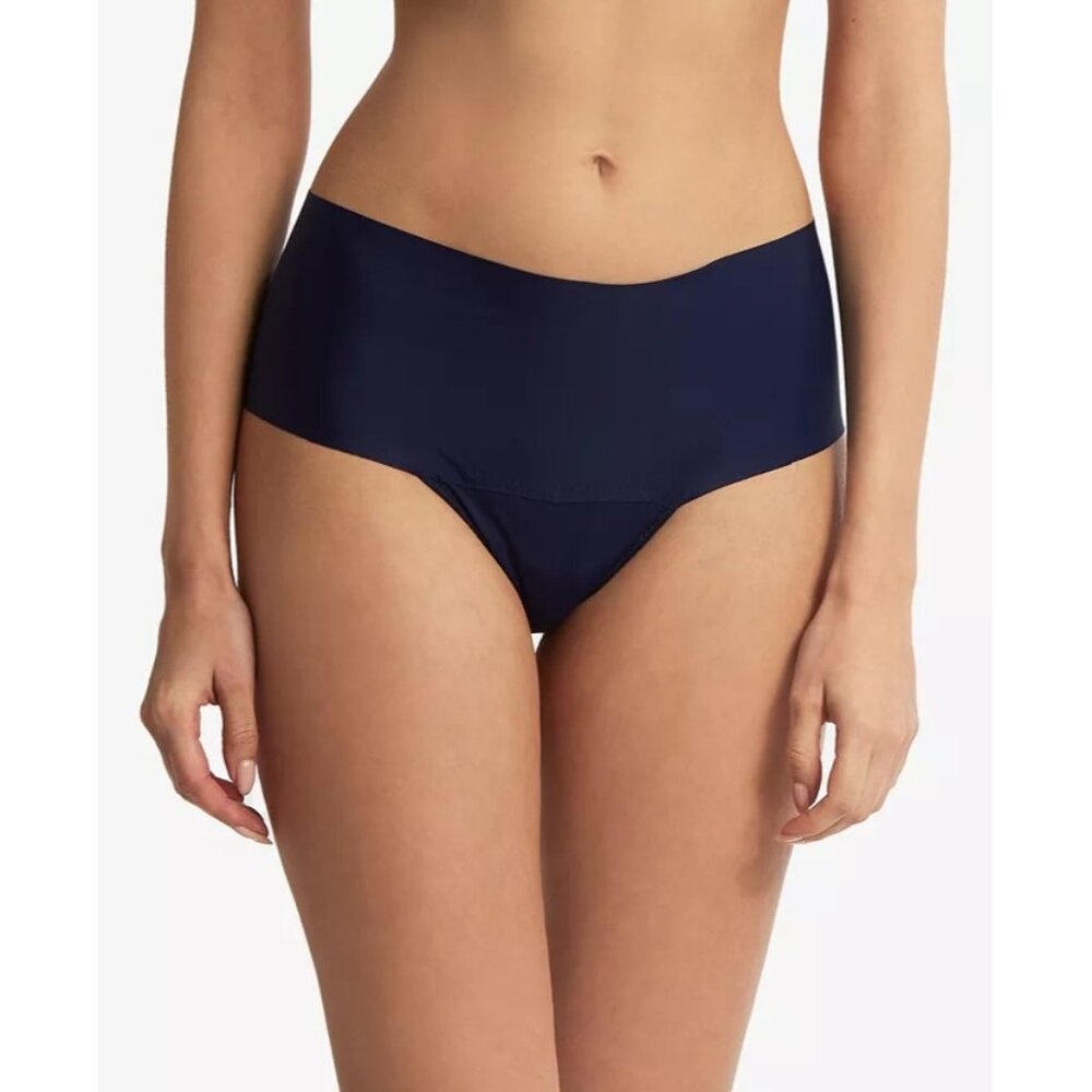 NWT Hanky Panky Women's Breathe High-Rise Thong Underwear Sz XL Blackberry Blue